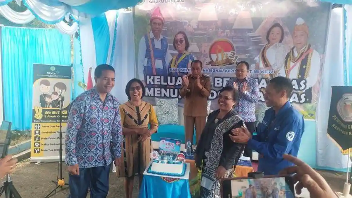 Harganas di Ngada Dorong Keluarga Berkualitas Menuju Indonesia Emas 