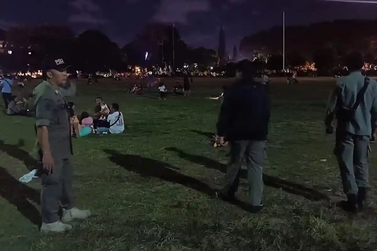 Kerap Dipakai Mabuk, Satpol PP Jaga Lapangan Puputan Badung hingga Pukul 01.00 Dini Hari