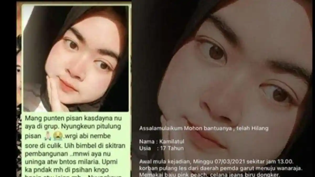 Cewek SMA Kamilatul Rahmah Diculik, Awalnya Dikira Prank Ternyata Benar-benar Hilang Sampai Sekarang