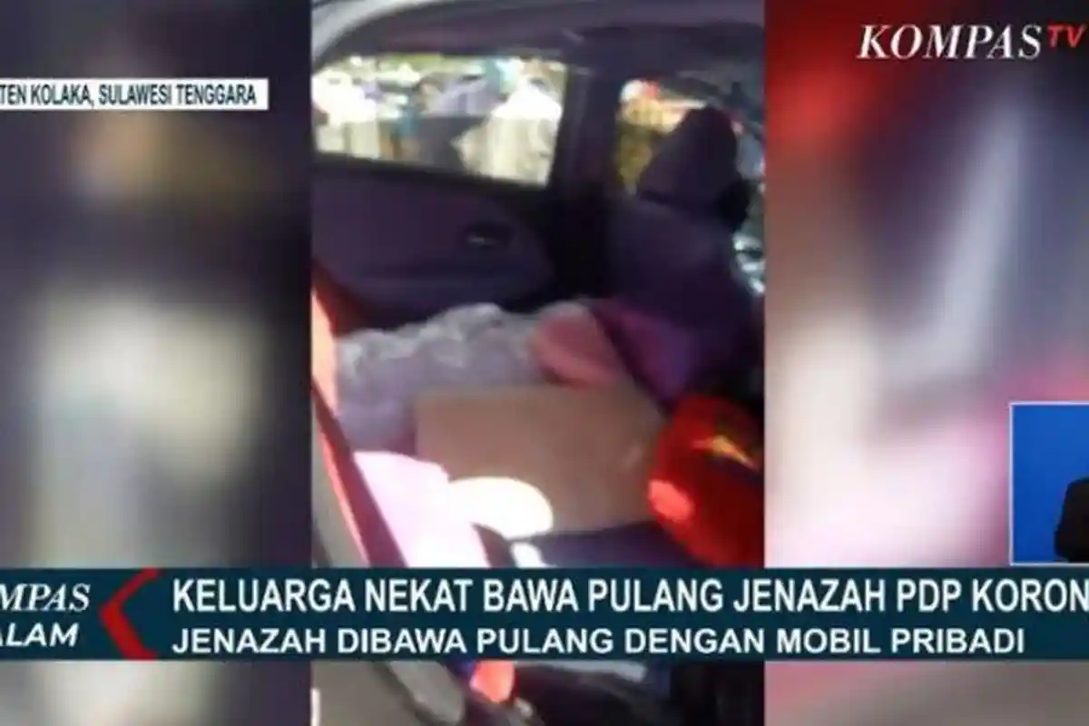 Keluarga PDP Corona Nekat Bawa Pulang Jenazah Bikin Heboh, Buka Bungkus Plastik & Makamkan Sendiri