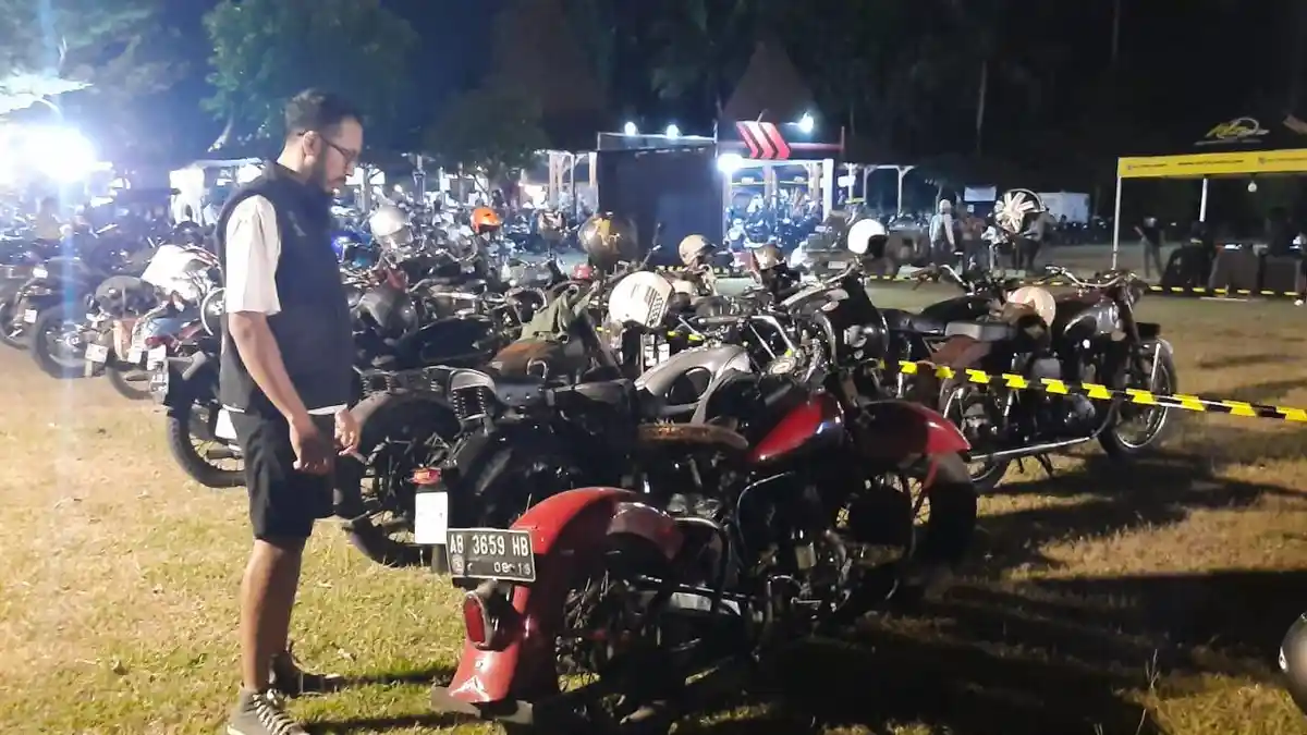 Pestaporantique Borobudur Pamerkan 500 Motor Antik, Angkat Sejarah Otomotif Indonesia - Tribunjogja.com