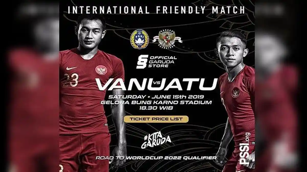 MALAM INI Live Streaming Timnas Indonesia vs Vanuatu - Siaran Langsung di RCTI 18.30 WIB