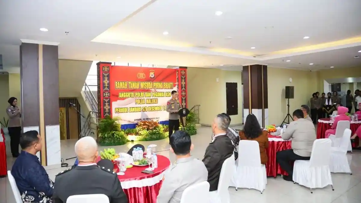 Kapolda Maluku Ajak Pensiunan Polri Terus Jadi Teladan di Masyarakat