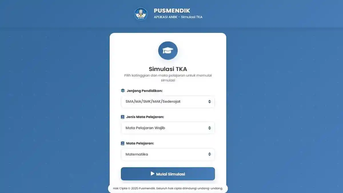 Link Simulasi TKA Gratis untuk Siswa, Ini Cara Aksesnya