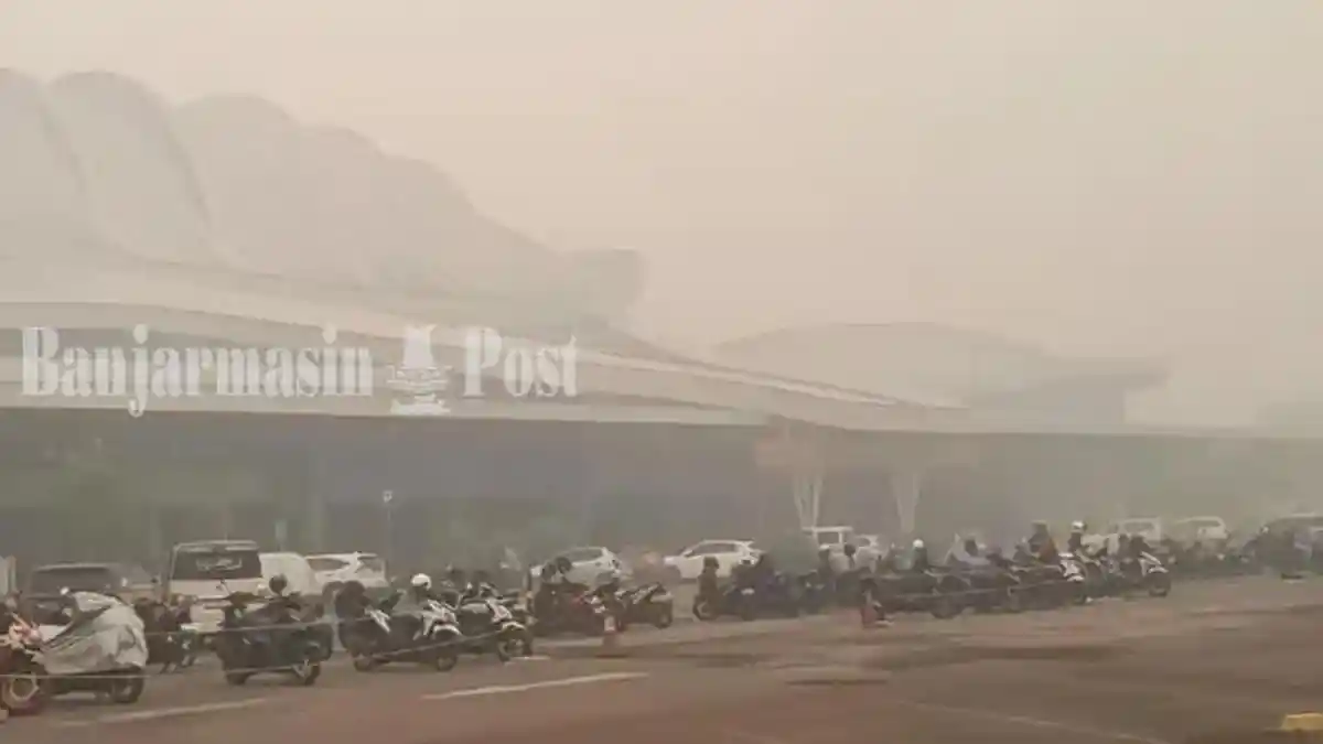 Sebulan Penerbangan Terganggu Kabut Asap, Kerugian Bandara Tjilik Riwut ...