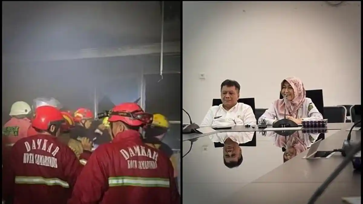 Sumber Api Kebakaran di Poliklinik RSUD AWS Samarinda Kaltim Diduga dari Area Non Medis