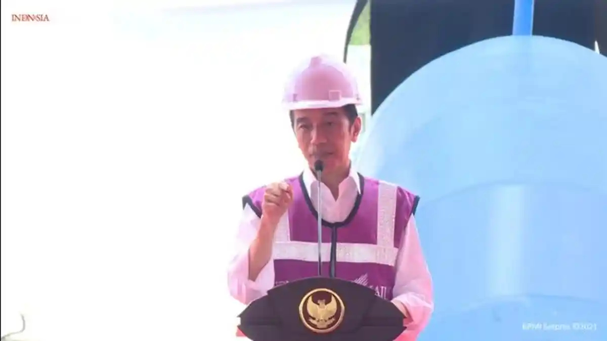 Jokowi Resmikan SPAM Umbulan, Air Bersih Langsung Bisa Dimanfaatkan