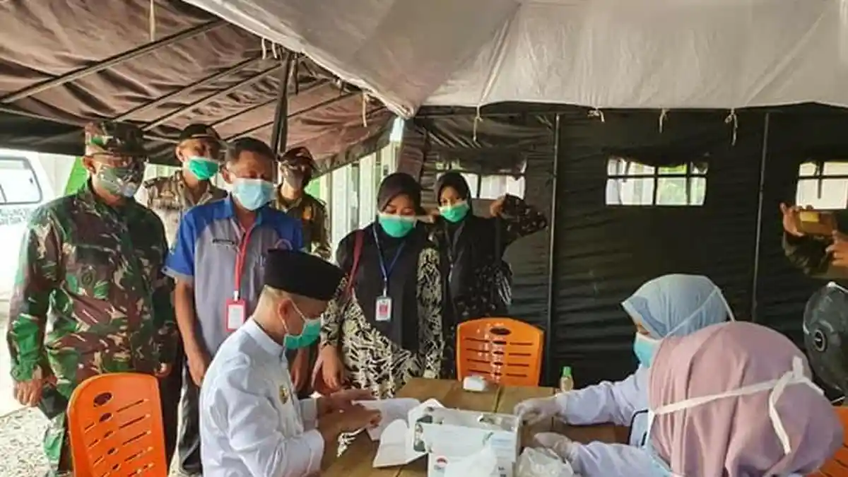 Masuk Sambas Wajib Rapid Tes,  Bupati Perketat Batas Wilayah