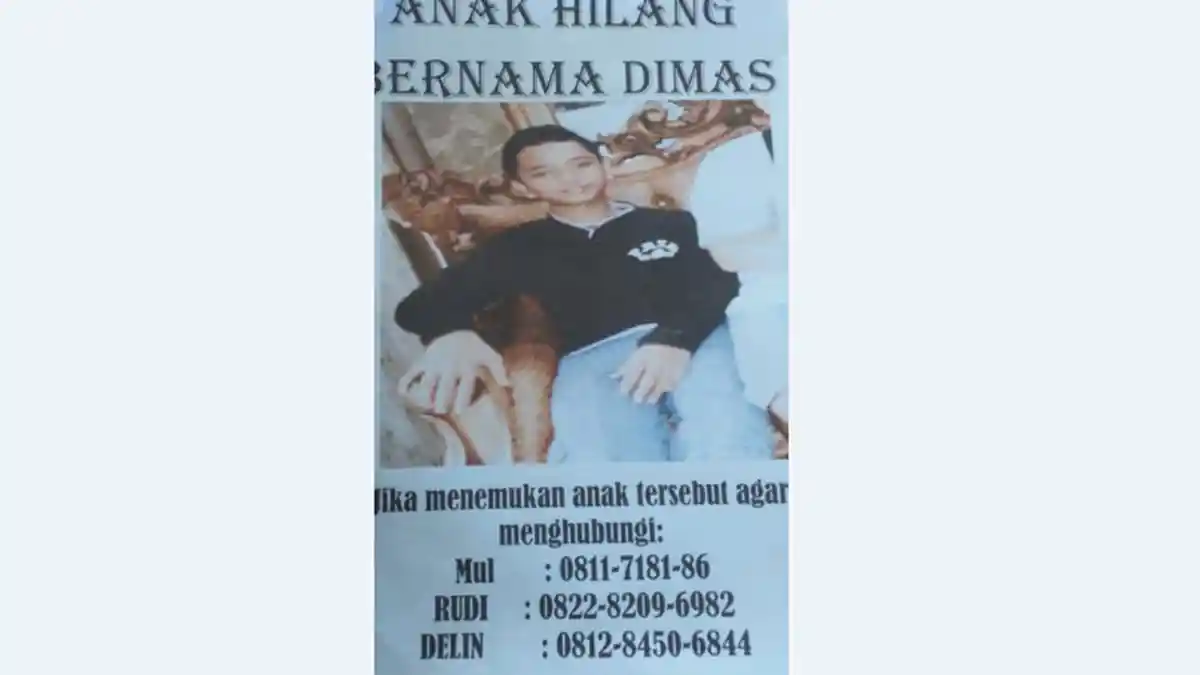 Dimas Pulanglah, Ayah Sudah Cemas Menantimu: Siswa SMP Pergi Belum Kembali