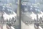 Viral Seorang Pria Curi Helm Motor Terekam CCTV di Kantor KSU Talenta Kota Kupang
