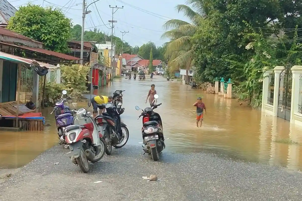Memasuki Musim Penghujan, ini Lima Kecamatan Rawan Banjir dan Longsor di Sarolangun 