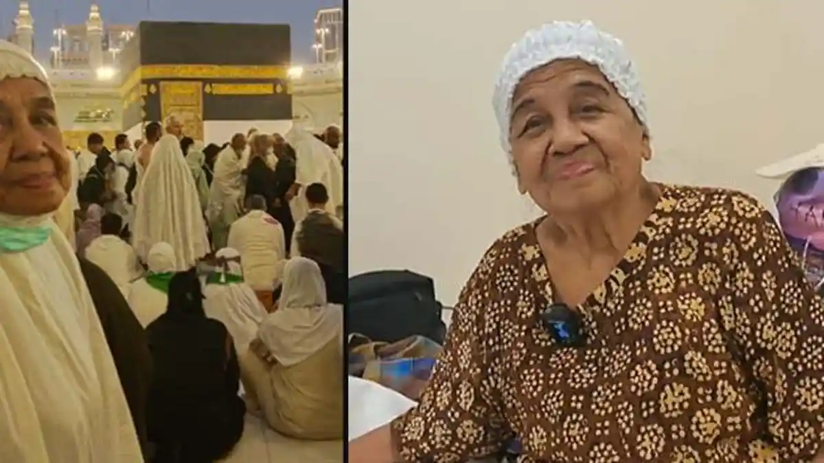 KISAH Nenek Hania yang Masih Lincah di Usia ke-75, Tak Sabar Lihat Kabah, Sat Set Ajak Jemaah Lain