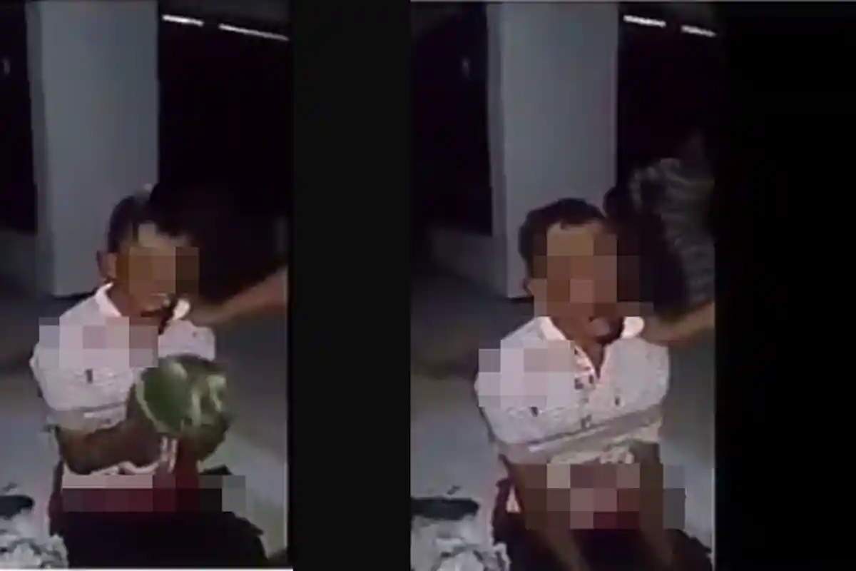 Sadis, Karena Alasan Sepele, Pria Ini Dihajar dan Dibakar Hidup-Hidup, Endingnya Bikin Nggak Percaya