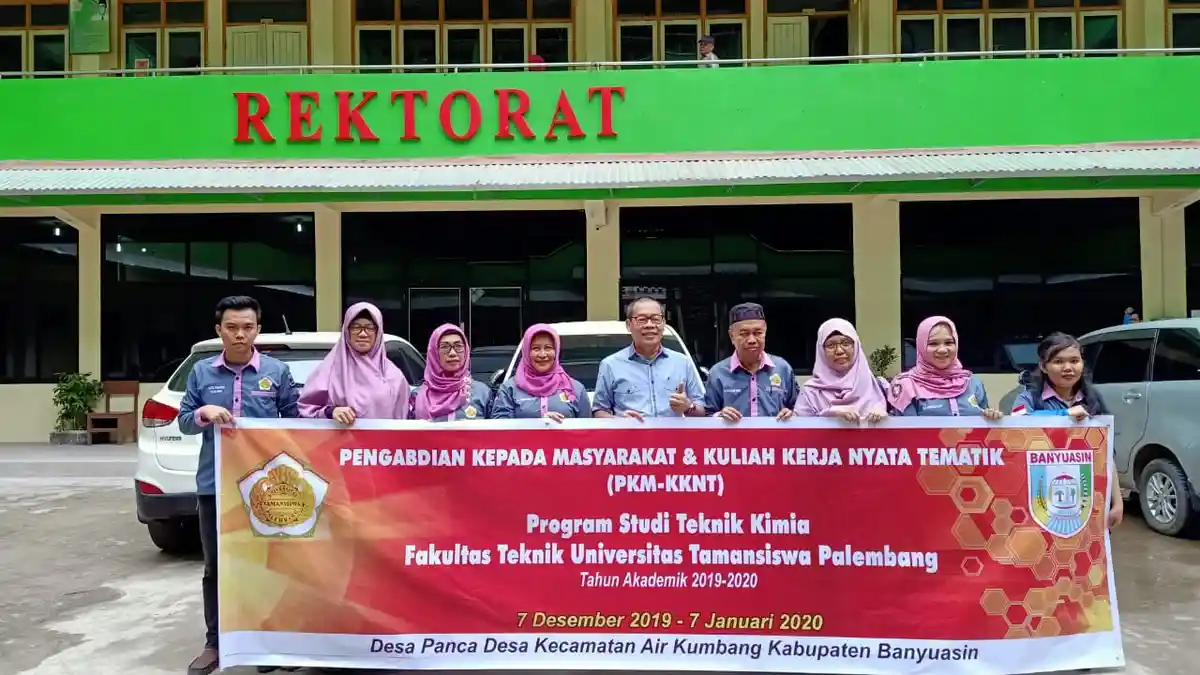 7 Dosen Teknik Kimia Unitas Ikuti Pengabdian Masyarakat di Banyuasin