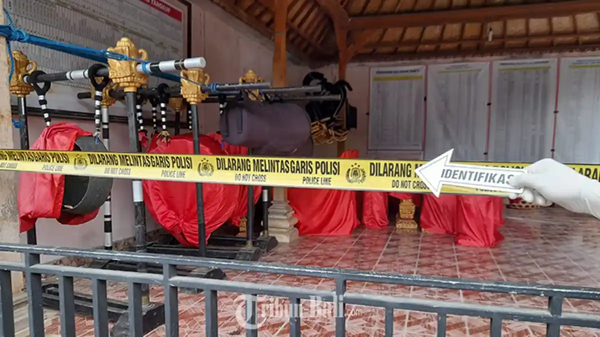 Lagi, Instrumen Gamelan Hilang, Kali Ini 1 Unit Kempur di Payangan Gianyar Raib