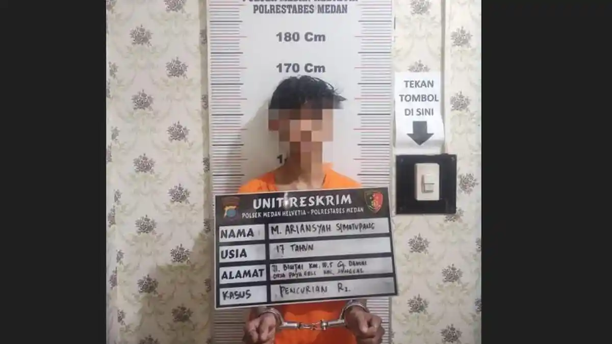 Gagal Curi Motor di Depan Masjid, Remaja di Medan Helvetia Babak Belur Digebuki Massa