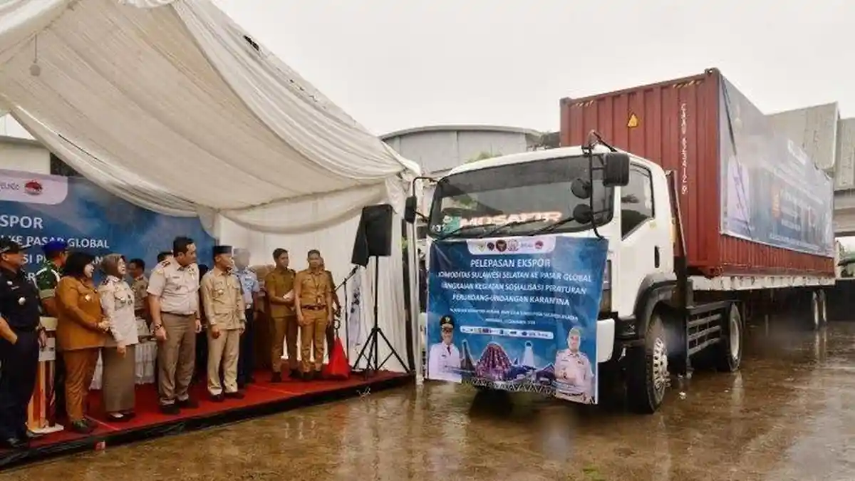 Ekspor - Impor Sulsel Surplus di 2025, Hasil Kelautan dan Perikanan Jadi Primadona