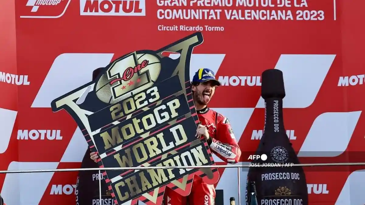 Kaleidoskop 2023: Francesco Bagnaia Raih Juara Dunia MotoGP yang Kedua ...