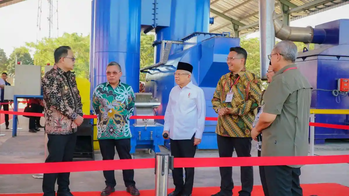 Wapres Ma’ruf Amin : Pengelolaan Limbah Terintegrasi SIER Jadi Contoh Nasional