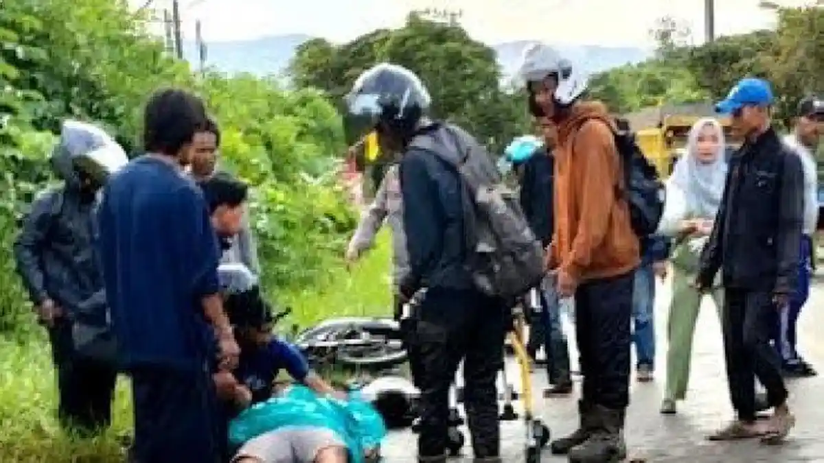 Tabrakan 2 Motor di Kotabaru Kalsel, Satu Orang Tewas di Tempat