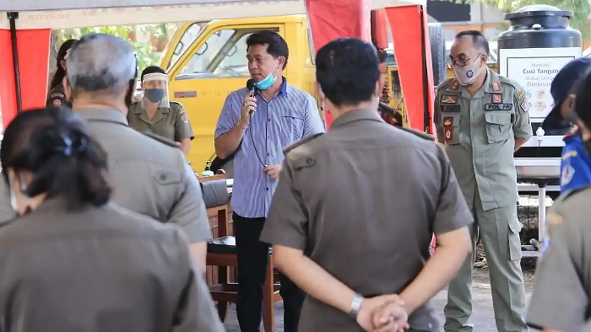 Kinerja Menurun, Bupati Suwirta Mendadak Kumpulkan Satpol PP Klungkung