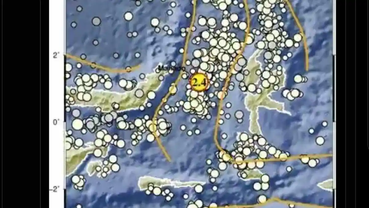 BMKG Deteksi Gempa Bumi di Bitung Sulawesi Utara, Kamis 16 April 2026 Malam Ini