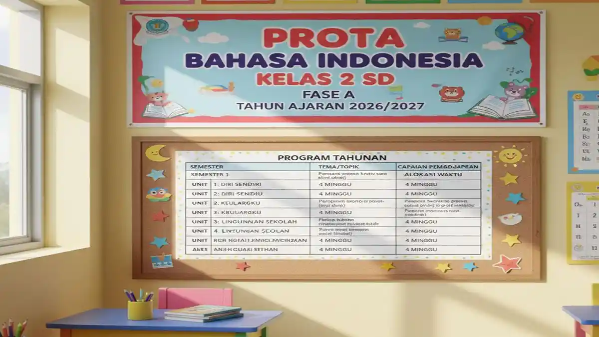 Materi Soal Ujian Bahasa Indonesia Kelas 2 SD dan Kunci Jawaban TA 2026