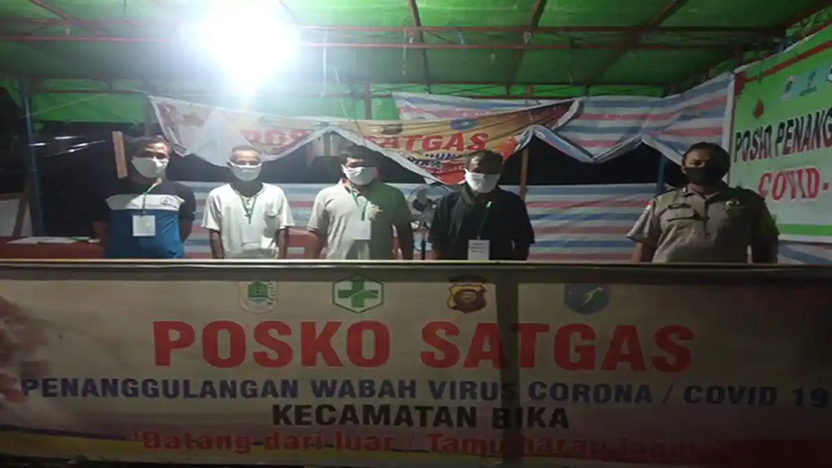 Posko Satgas Bika Lakukan Pencegahan Penyebaran Virus Corona