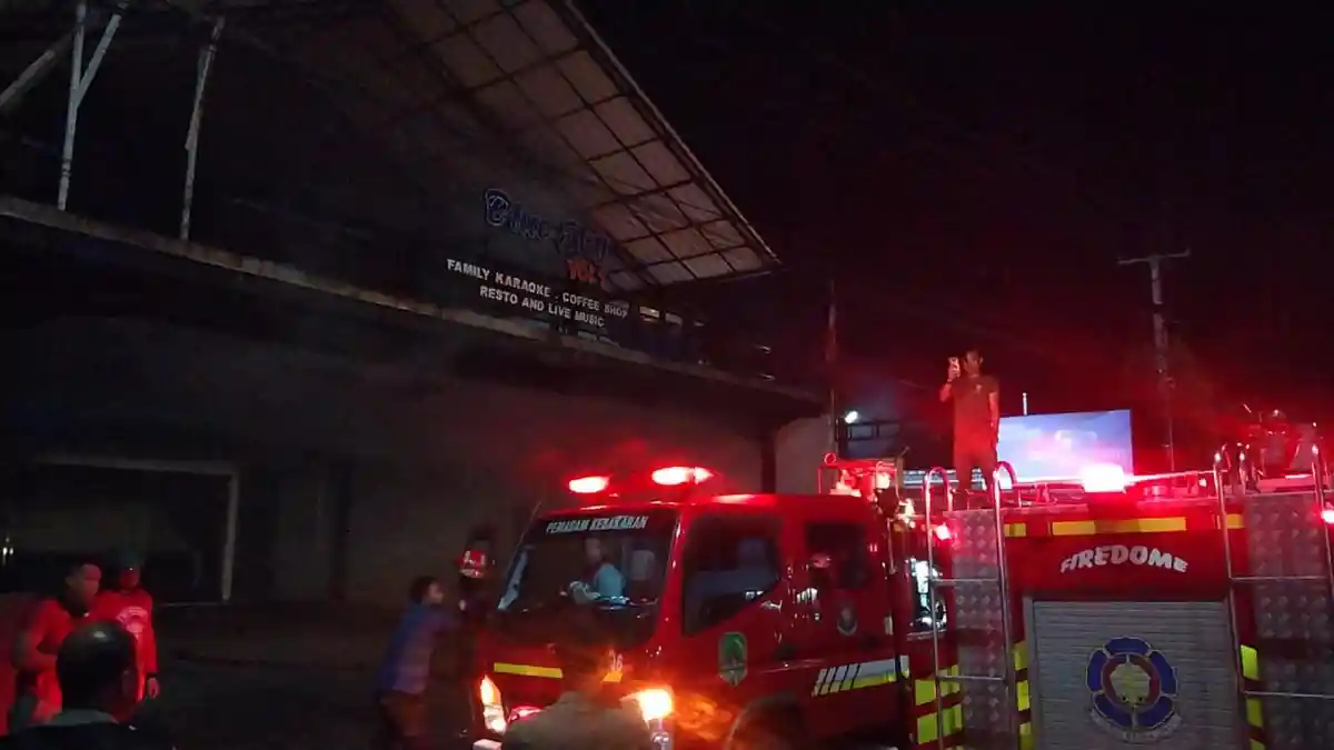 Ini Dugaan Penyebab Kebakaran Tempat Karaoke di Majalengka, Hampir 50 Persen Bangunan Terbakar