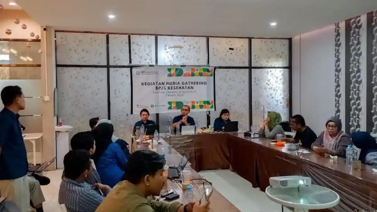 BPJS Kesehatan Cabang Gorontalo Gelar Media Gathering, Sampaikan 3 Poin Penting