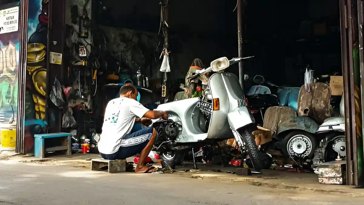 4 Bengkel Vespa di Medan dari Servis hingga Restorasi Kendaraan Klasik