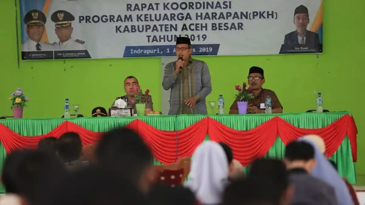Sekda Aceh Besar Buka Rakor Program Keluarga Harapan, Ini Pesannya
