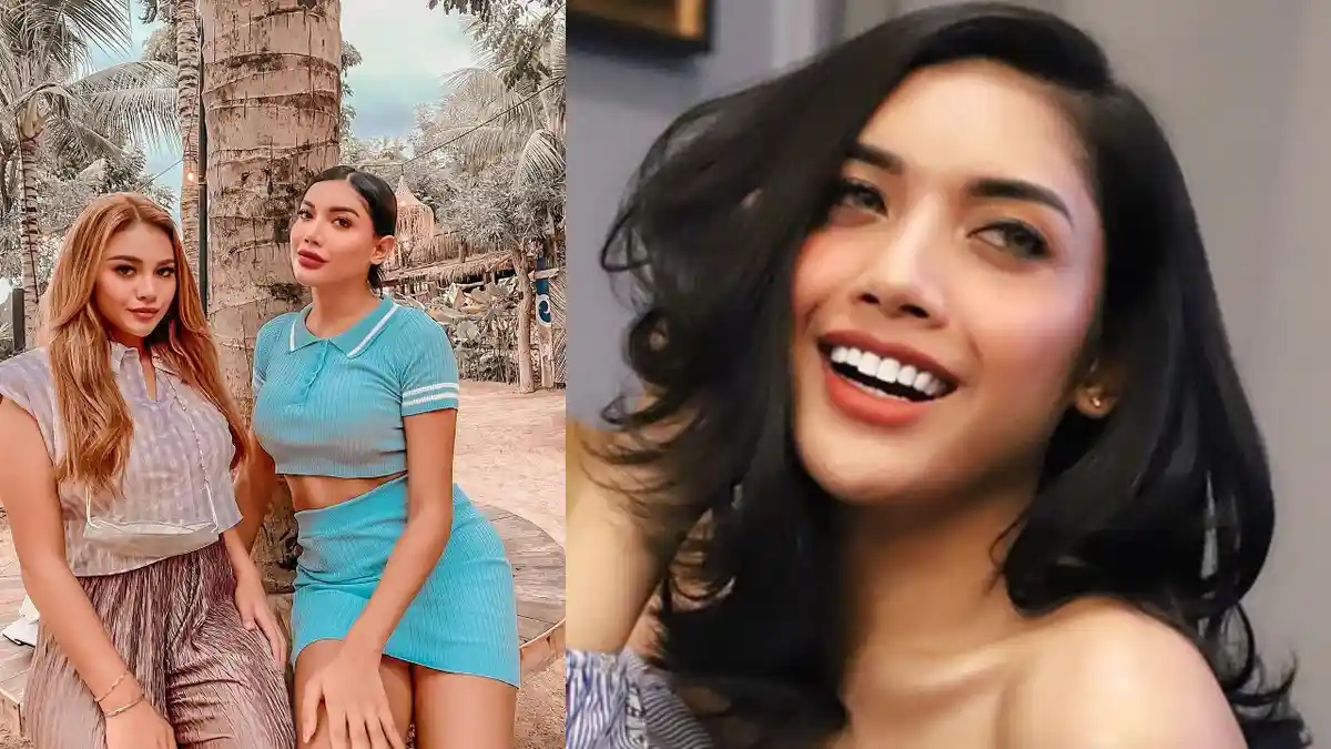 SECANTIK Ini Millen Cyrus di Acara Pengajian Aurel, Menawan Dibalut Gamis Merah, Banjir Pujian