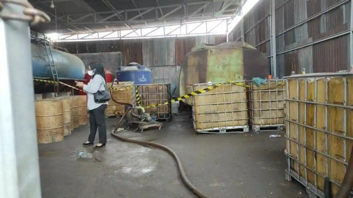 Polda Sumut Gerebek Gudang Milk AKBP Achiruddin Hasibuan Tempat Pengoplosan BBM Solar