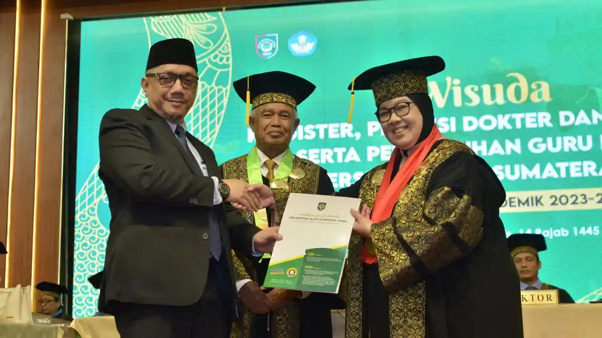 Rektor UISU Dikukuhkan Sebagai Guru Besar, Paparkan Prestasi Akademik Nasional dan Internasional