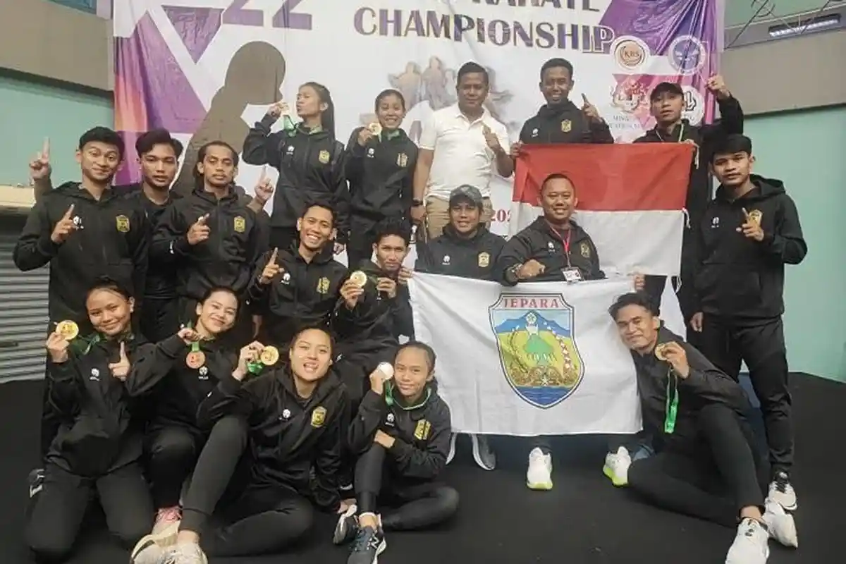 Target Raih 4 Emas di Porprov Jateng 2023, Atlet Karate Kabupaten Jepara Digembleng Latihan Intensif