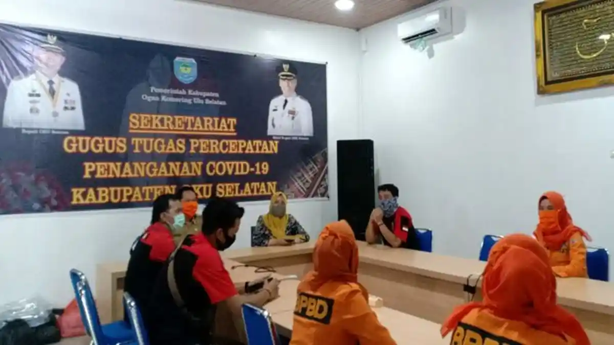 Terkait Rapid Tes Pasien Positif Covid-19, Gugus Tugas OKU Selatan Imbau Warga tak Panik