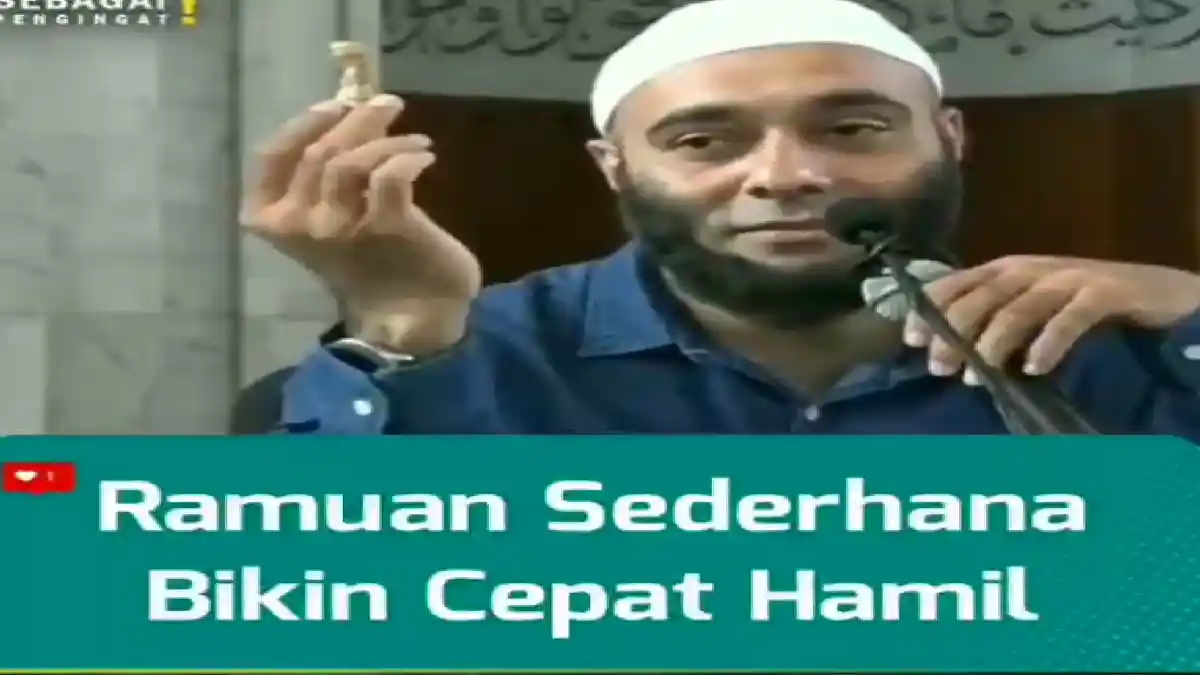 Ramuan Sederhana Bikin Cepat Hamil, dr Zaidul Akbar : Banyak yang Hamil Gara-Gara Itu