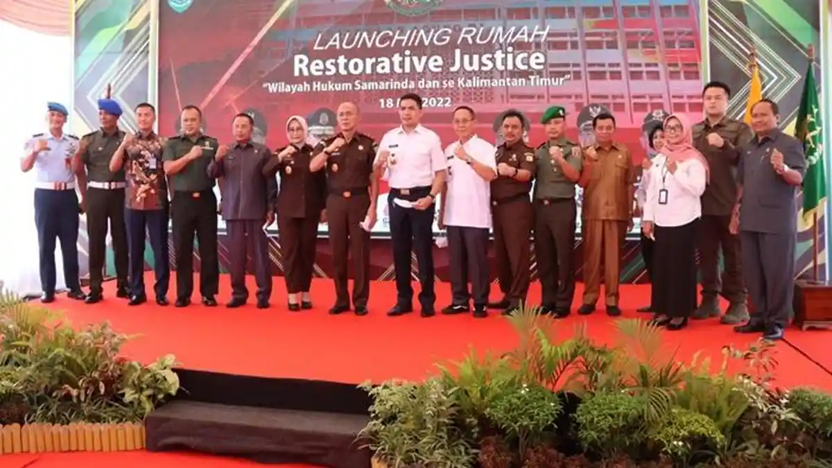 Hadiri Lauching Rumah Restorative Justice Samarinda, Jahidin: Langkah Kejaksaan Sangat Positif