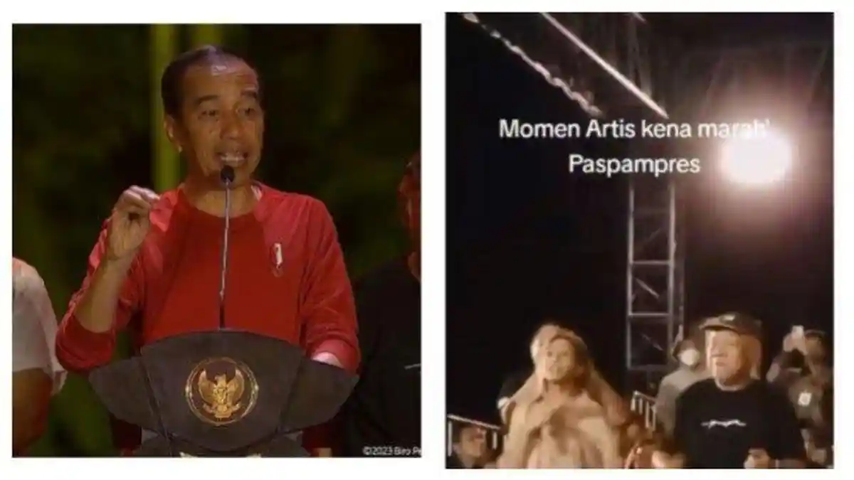 Bukan Artis, Ini Sosok Wanita yang Ajak Presiden Jokowi Joget hingga Dihadang Paspampres