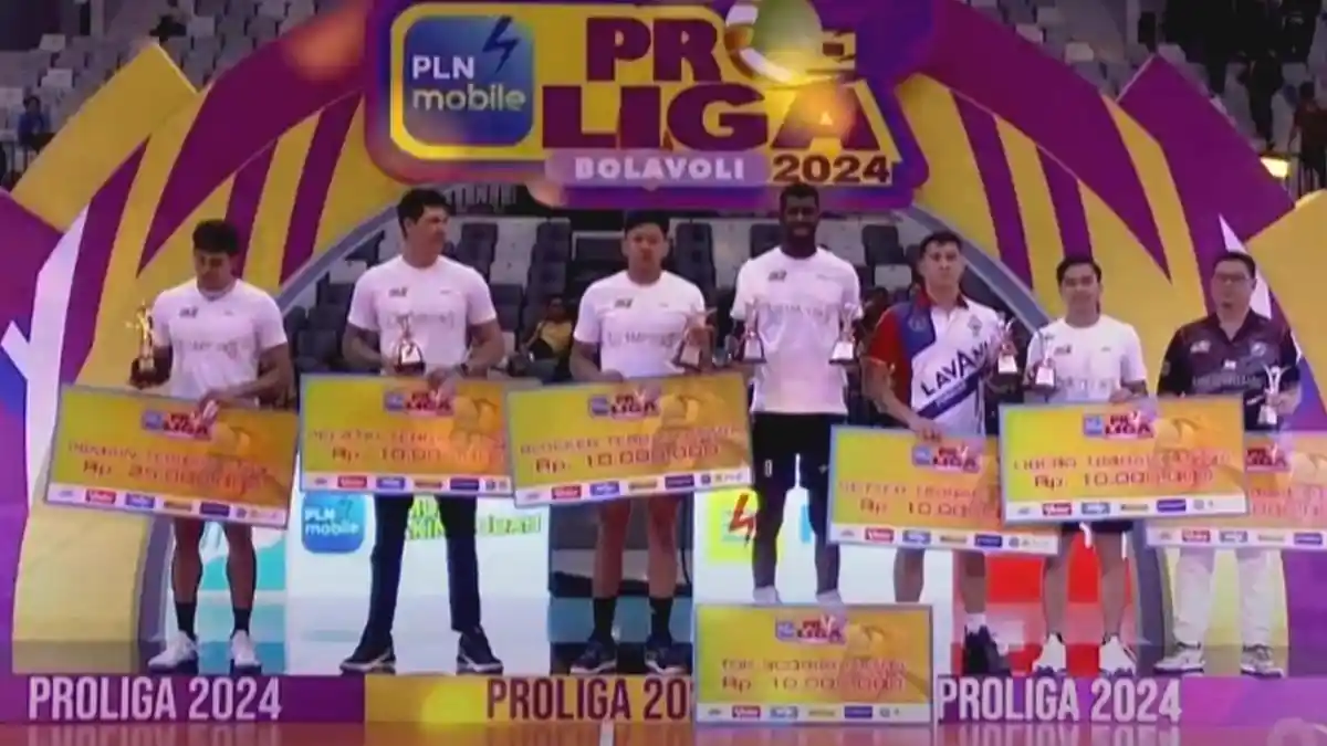 Daftar Peraih Penghargaan Individual Putra Proliga 2024: Rendy Tamamilang MVP