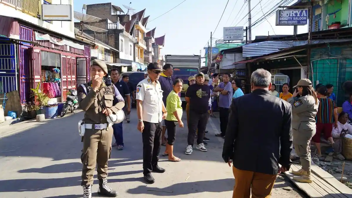 Untuk Penertiban, Pasar Laguboti Terus Diawasi
