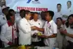 Kunjungi Grobogan, HT Tinjau Bazar Murah dan Resmikan Kantor DPD