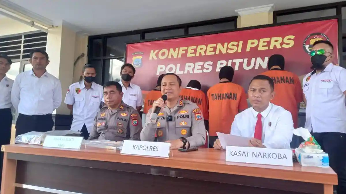 Identitas 4 Pengedar Sabu yang Ditangkap Polres Bitung Sulawesi Utara, 1 Residivis