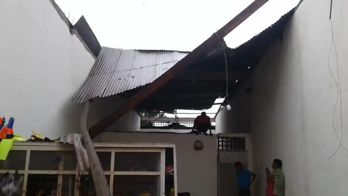 Angin Puting Beliung Terjang Bila Sidrap, Atap Rumah Beterbangan