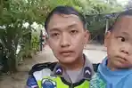 Detik-detik Polisi di Lampung Selamatkan Bocah Tenggelam, Spontan Nyemplung ke Rawa