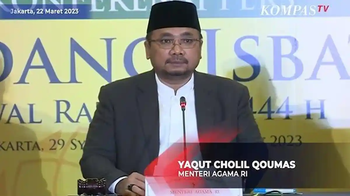 LIVE Hasil Sidang Isbat Lebaran Idul Fitri 2023 Resmi Diumumkan Kemenag di Link Berikut