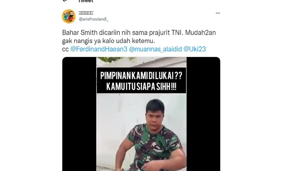 Habib Bahar Bin Smith Hina Jenderal Dudung Abdurrachman, Anggota TNI Ini Bertindak, Videonya Viral