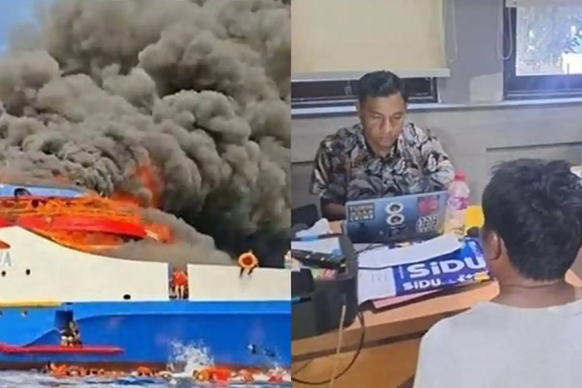Identitas 7 Tersangka Kecelakaan Maritim Terbakarnya Kapal KM Barcelona VA, ABK hingga Pihak PT SPI