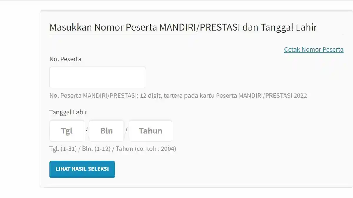 Cara Cek Hasil Seleksi Jalur Mandiri UNP 2022 di Laman Resmi spmb.unp.ac.id, Klik Menu Pengumuman